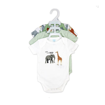 3 Pack Safari Bodysuit