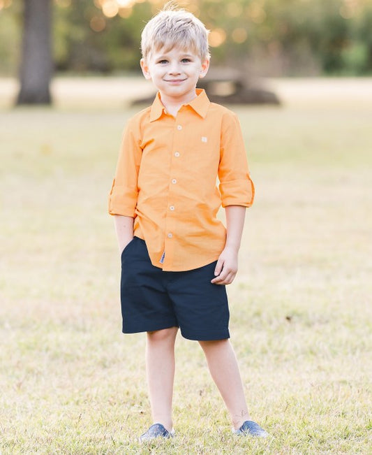 Melon Button Down Shirt