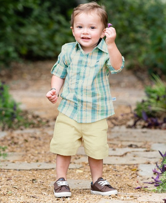 Hampton Boys Plaid Shirt