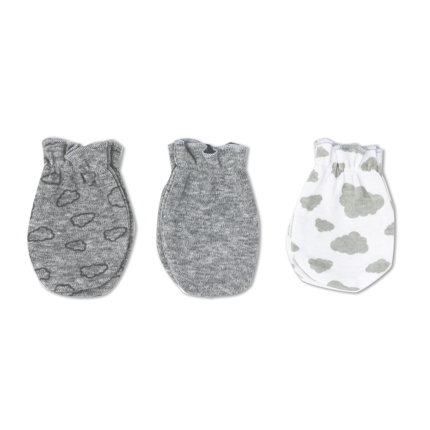 Gray Mittens 3 Pack